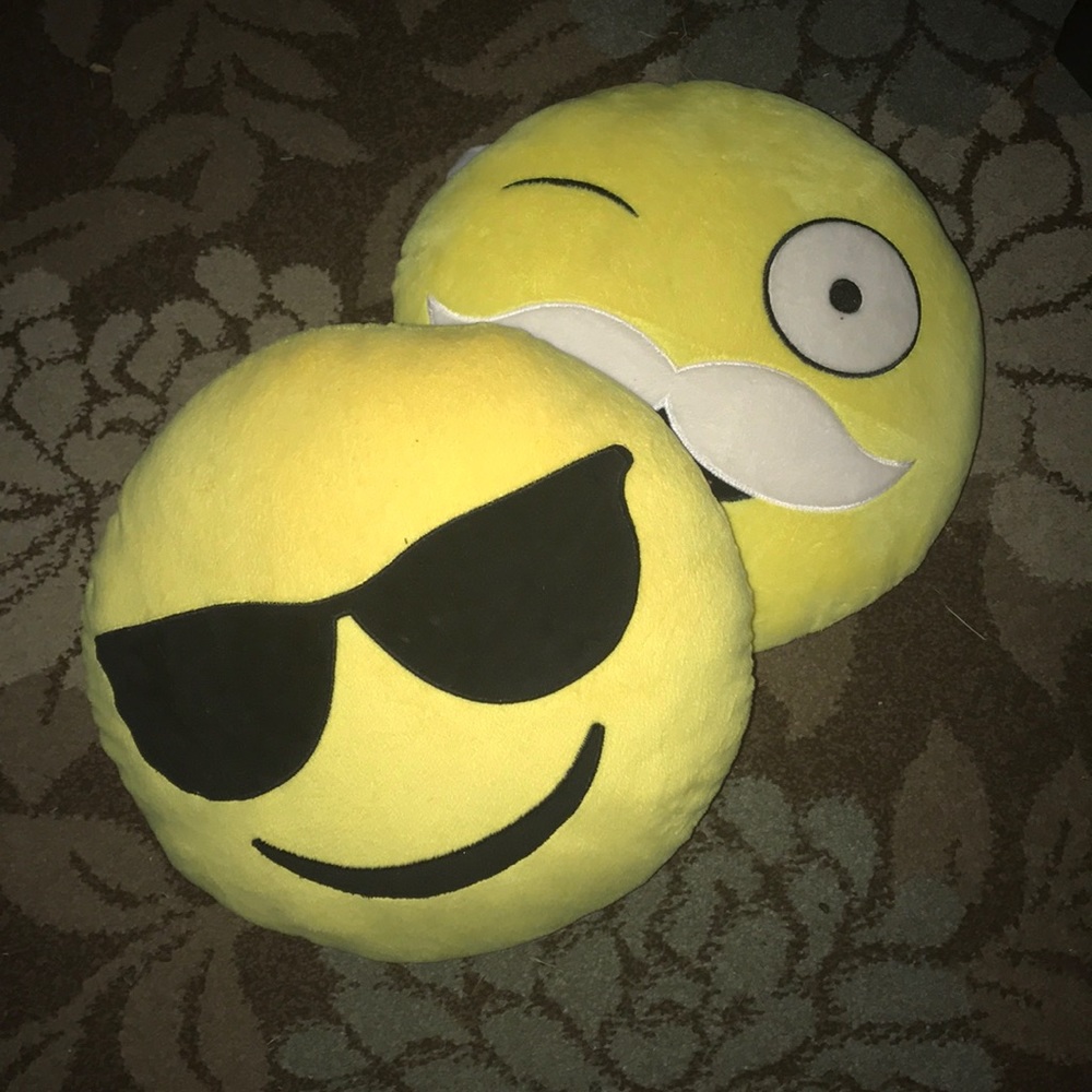 Emoji pillows